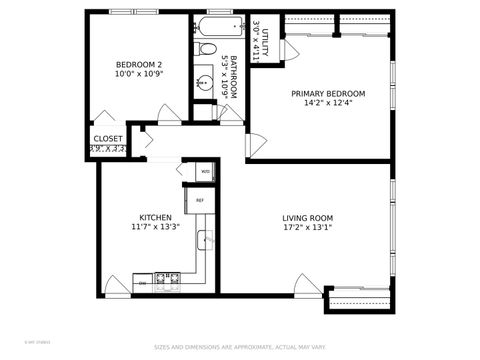 Tiny photo for 235 W Johnson Street #1B, Palatine, IL 60067 (MLS # 12544313)