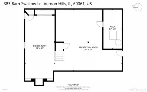Tiny photo for 383 Barn Swallow Lane, Vernon Hills, IL 60061 (MLS # 12622039)
