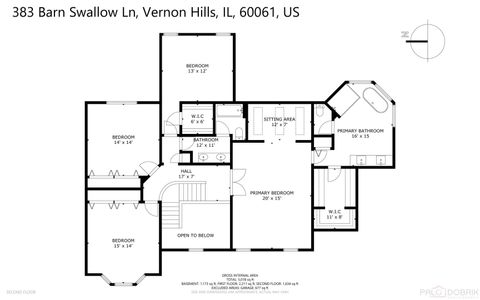 Tiny photo for 383 Barn Swallow Lane, Vernon Hills, IL 60061 (MLS # 12622039)