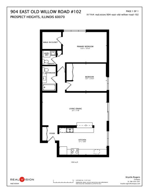 Tiny photo for 904 E OLD WILLOW Road #102, Prospect Heights, IL 60070 (MLS # 12788405)