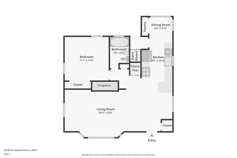 Tiny photo for 228 4th Street, Downers Grove, IL 60515 (MLS # 12555700)