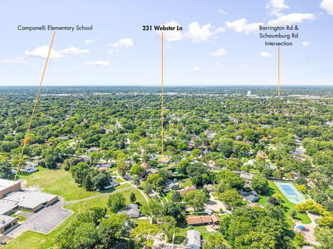 Tiny photo for 231 Webster Lane, Schaumburg, IL 60193 (MLS # 12469051)