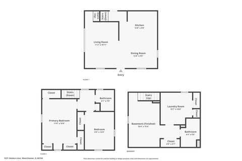 Tiny photo for 1531 Heidorn Avenue, Westchester, IL 60154 (MLS # 12786083)