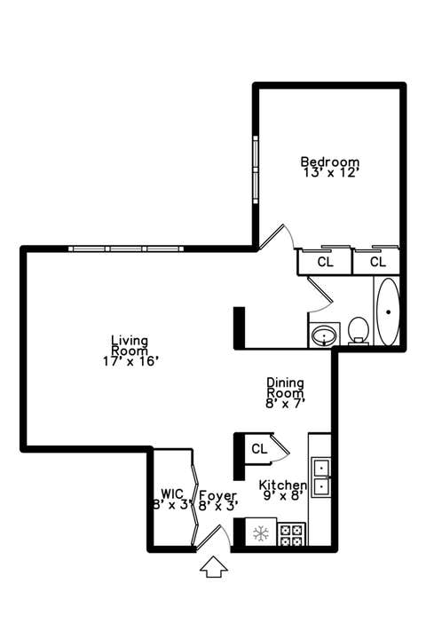Tiny photo for 5950 N Kenmore Avenue #208, Chicago, IL 60660 (MLS # 12695453)