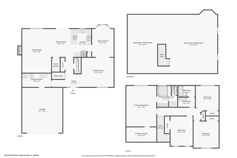 Tiny photo for 130 Fairfield Drive, Romeoville, IL 60446 (MLS # 12627788)