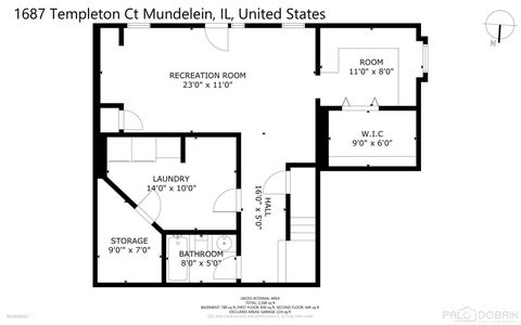 Tiny photo for 1687 Templeton Court, Mundelein, IL 60060 (MLS # 12662465)