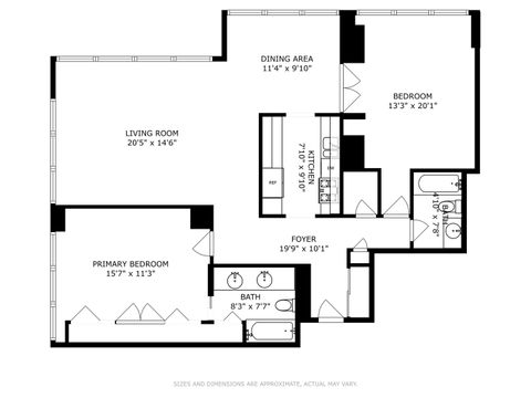 Tiny photo for 2800 N Lake Shore Drive #4117, Chicago, IL 60657 (MLS # 12447515)
