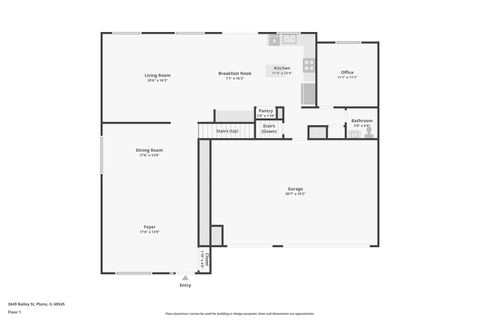 Tiny photo for 3649 Bailey Street, Plano, IL 60545 (MLS # 12619332)