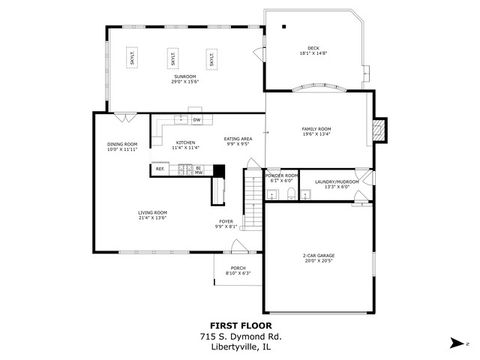 Tiny photo for 715 S Dymond Road, Libertyville, IL 60048 (MLS # 12475057)