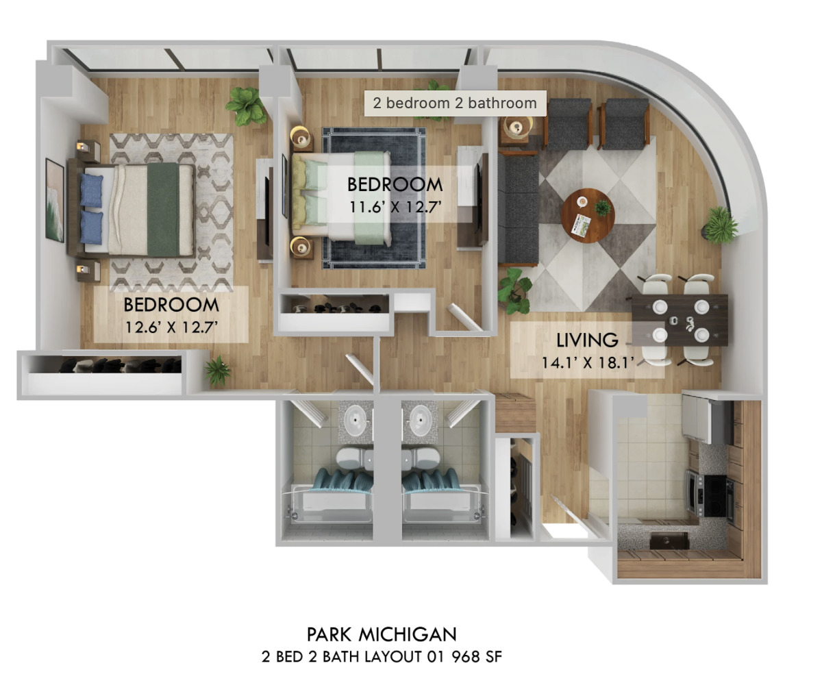 1212 S Michigan Avenue 2701