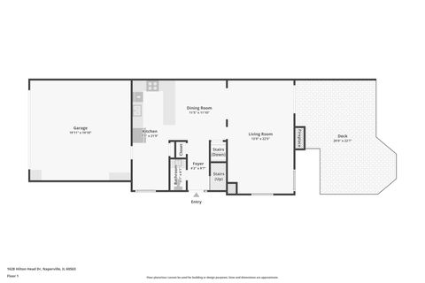 Tiny photo for 1628 Hilton Head Drive, Naperville, IL 60563 (MLS # 12602313)