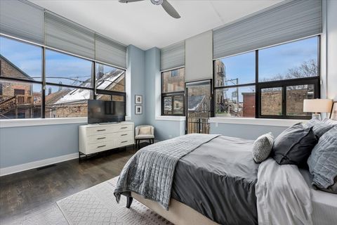 Tiny photo for 1137 N WOOD Street #1H, Chicago, IL 60622 (MLS # 12582178)