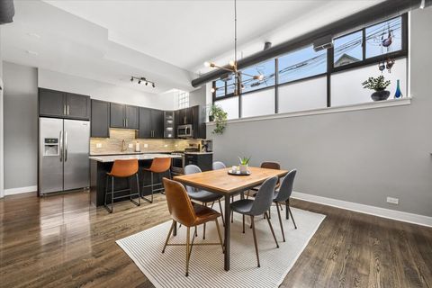 Tiny photo for 1137 N WOOD Street #1H, Chicago, IL 60622 (MLS # 12582178)