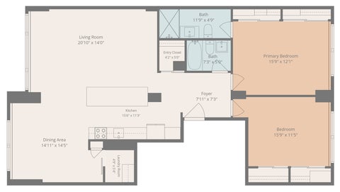 Tiny photo for 3180 N Lake Shore Drive #6E, Chicago, IL 60657 (MLS # 12794082)