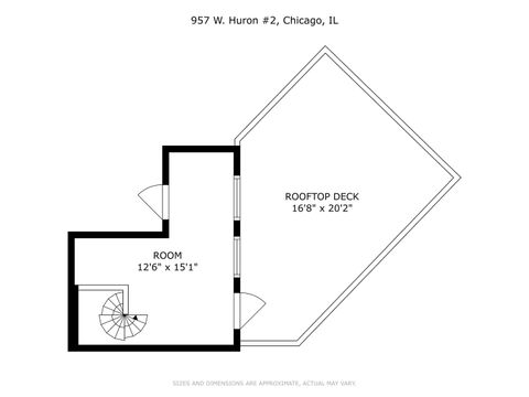 Tiny photo for 711 N MILWAUKEE Avenue #2, Chicago, IL 60642 (MLS # 12559131)