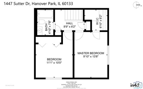 Tiny photo for 1447 SUTTER Drive, Hanover Park, IL 60133 (MLS # 12544611)