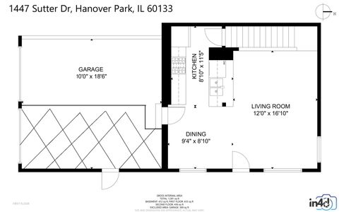 Tiny photo for 1447 SUTTER Drive, Hanover Park, IL 60133 (MLS # 12544611)