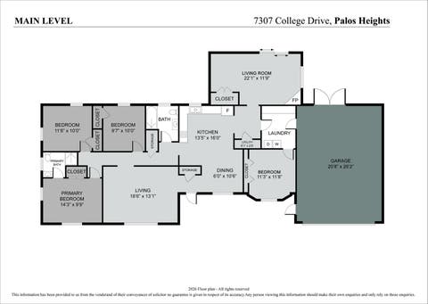 Tiny photo for 7307 W College Drive, Palos Heights, IL 60463 (MLS # 12714299)