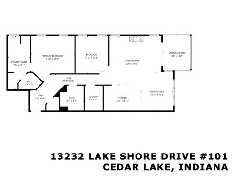 Tiny photo for 13232 Lake Shore Drive #101, Cedar Lake, IN 46303 (MLS # 12677215)