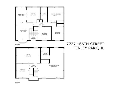 Tiny photo for 7727 166th Street, Tinley Park, IL 60477 (MLS # 12514703)