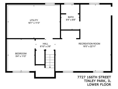 Tiny photo for 7727 166th Street, Tinley Park, IL 60477 (MLS # 12514703)