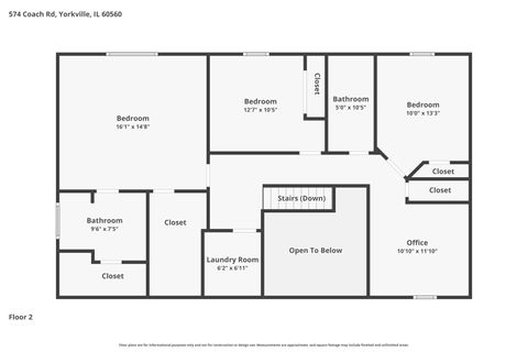 Tiny photo for 574 Coach Road, Yorkville, IL 60560 (MLS # 12614265)