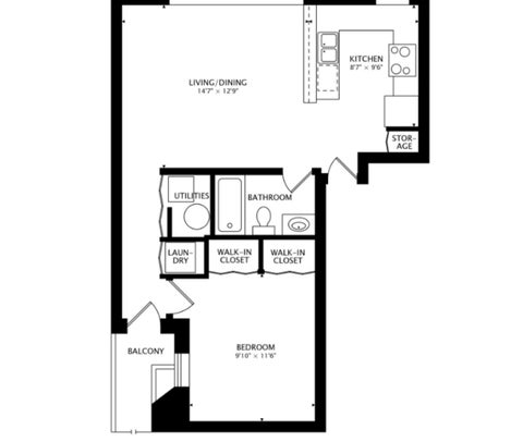 Tiny photo for 835 W Lawrence Avenue #2N, Chicago, IL 60640 (MLS # 12745367)