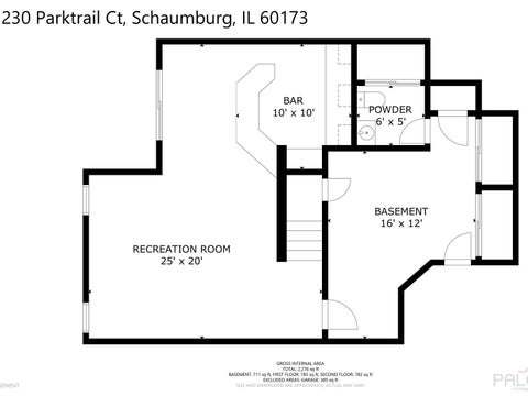 Tiny photo for 230 Parktrail Court, Schaumburg, IL 60173 (MLS # 12744886)