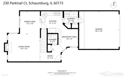 Tiny photo for 230 Parktrail Court, Schaumburg, IL 60173 (MLS # 12744886)