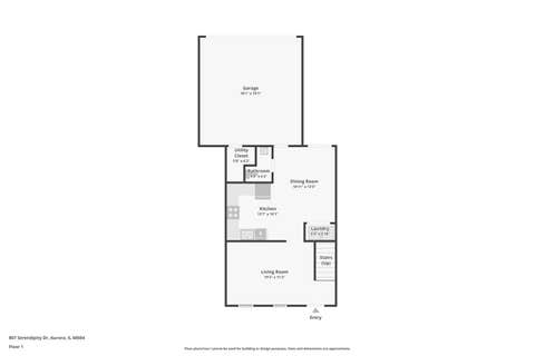 Tiny photo for 807 Serendipity Drive #6164, Aurora, IL 60504 (MLS # 12704563)