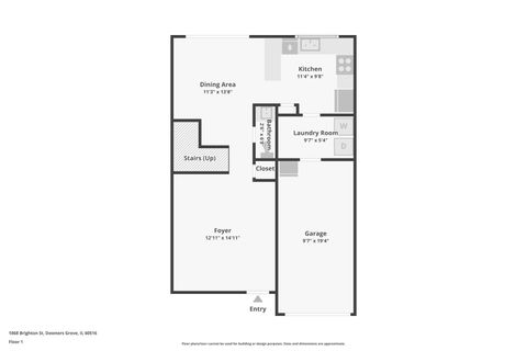 Tiny photo for 1868 Brighton Street, Downers Grove, IL 60516 (MLS # 12580766)
