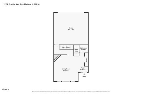 Tiny photo for 1127 E Prairie Avenue, Des Plaines, IL 60016 (MLS # 12740880)