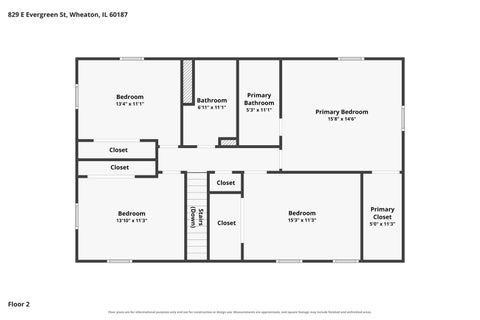 Tiny photo for 829 E Evergreen Street, Wheaton, IL 60187 (MLS # 12769390)