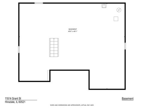 Tiny photo for 118 N Grant Street, Hinsdale, IL 60521 (MLS # 12495350)