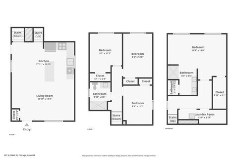 Tiny photo for 337 W 106th Place, Chicago, IL 60628 (MLS # 12455678)