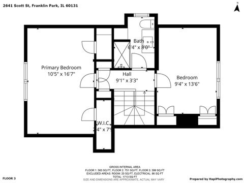 Tiny photo for 2641 Scott Street, Franklin Park, IL 60131 (MLS # 12558106)