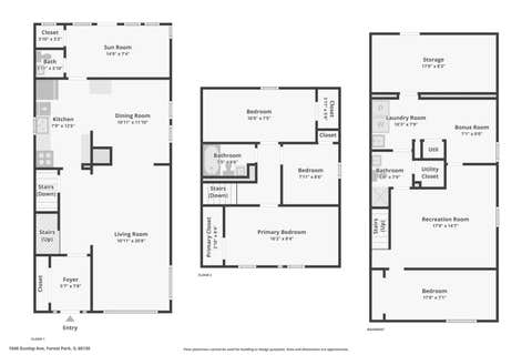 Tiny photo for 1040 Dunlop Avenue, Forest Park, IL 60130 (MLS # 12690996)
