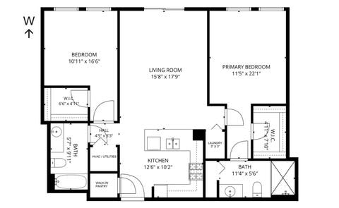 Tiny photo for 2335 W Belle Plaine Avenue #118, Chicago, IL 60618 (MLS # 12711835)