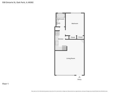 Tiny photo for 938 Ontario Street #10, Oak Park, IL 60302 (MLS # 12659597)