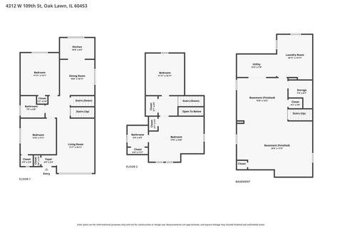 Tiny photo for 4312 W 109th Street, Oak Lawn, IL 60453 (MLS # 12753653)