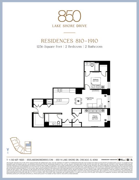 Tiny photo for 850 N Lake Shore Drive #1810, Chicago, IL 60611 (MLS # 12479090)