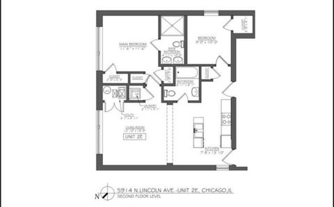 Tiny photo for 5914 N Lincoln Avenue #2E, Chicago, IL 60659 (MLS # 12753825)