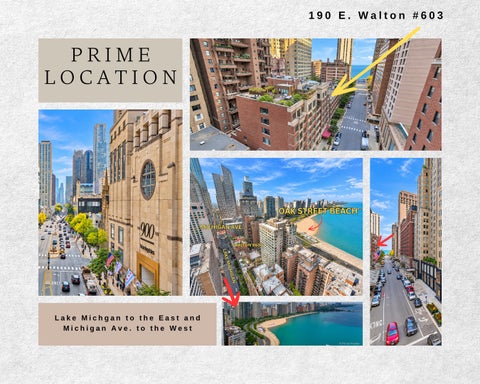 Tiny photo for 190 E Walton Place #603, Chicago, IL 60611 (MLS # 12784815)