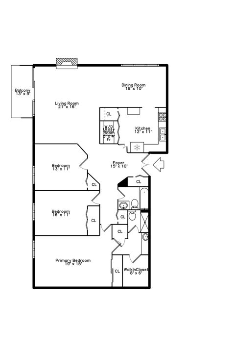 Tiny photo for 77 Lake Hinsdale Drive #207, Willowbrook, IL 60527 (MLS # 12549397)