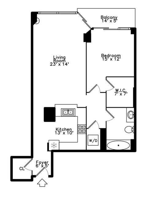 Tiny photo for 450 E Waterside Drive #705, Chicago, IL 60601 (MLS # 12634701)