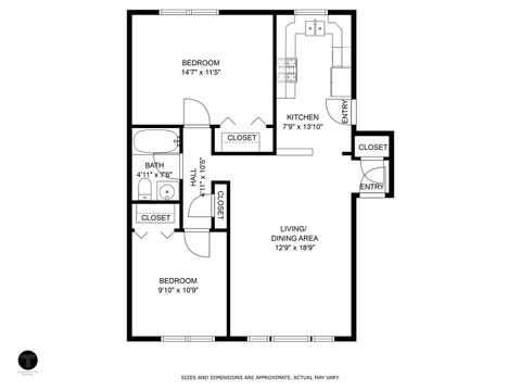 Tiny photo for 7182 W Dickens Avenue #2W, Chicago, IL 60707 (MLS # 12459553)