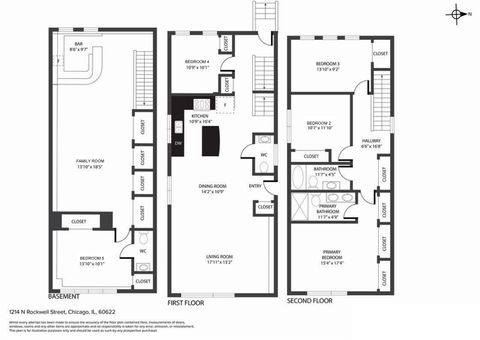Tiny photo for 1214 N ROCKWELL Street, Chicago, IL 60622 (MLS # 12487296)