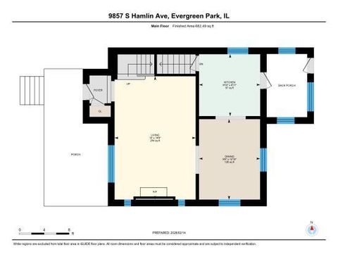 Tiny photo for 9857 S Hamlin Avenue, Evergreen Park, IL 60805 (MLS # 12563433)