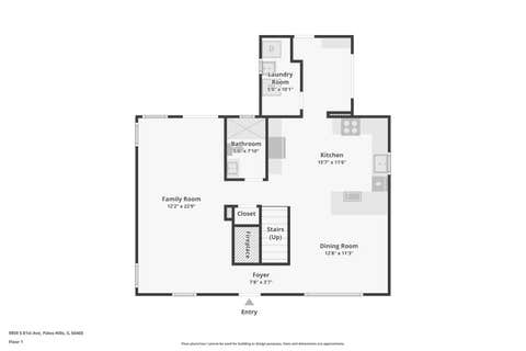 Tiny photo for 9859 S 81st Avenue, Palos Hills, IL 60465 (MLS # 12729373)