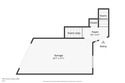 Tiny photo for 1608 S Throop Street, Chicago, IL 60608 (MLS # 12589045)